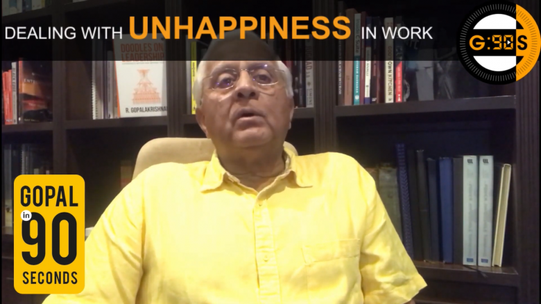 deal with unhappiness at work