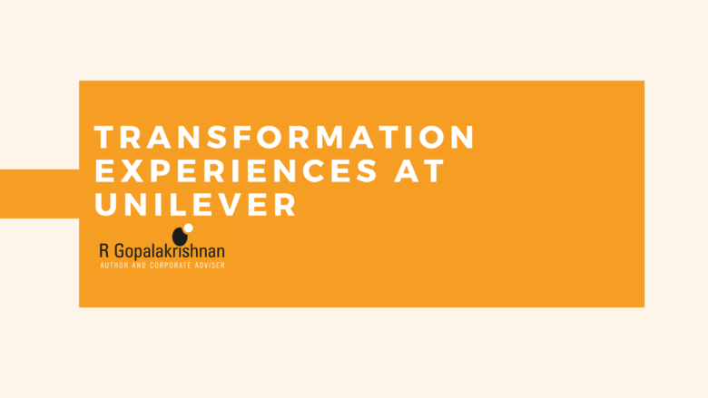Transformation experiences at Unilever