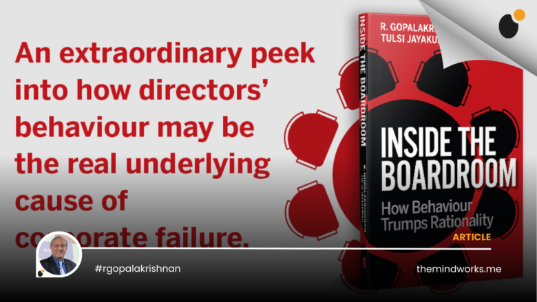 BOOK REVIEW “INSIDE THE BOARDROOM: HOW BEHAVIOR TRUMPS RATIONALITY